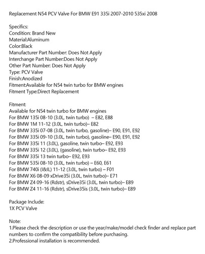 Vlvula De Repuesto N54 Pcv For Bmw E91 335i 07-10 535xi 08 Foto 4