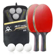 Set Paletas Ping Pong Boli A11 - 2 Paletas 3 Pelotas