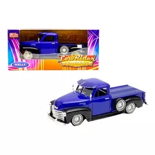 Welly 1:24 1953 Chevrolet 3100 Pickup Azul Lowrider Mijo