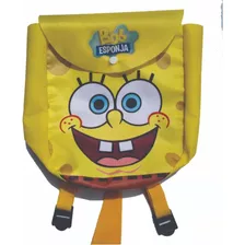 Bolsa Dulcero Bob Esponja, Frente De Lona, 25 Piezas.