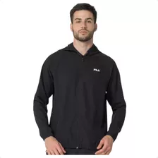 Jaqueta Corta Vento Fila Windbreak Basic Run Preta Masculina