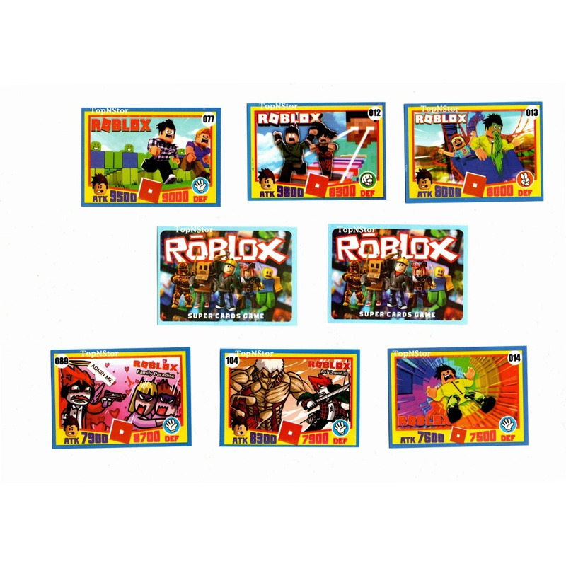 Kit 200 Cards Roblox = 50 Pacotinhos Figurinhas Coleção Bafô no Shoptime