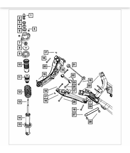 Par Bandeja Trasera Dodge Caliber Jeep Compass Patriot Foto 3