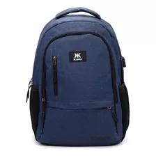 Mochila Porta Laptop De Caballero kaida Ka24-209 Azul