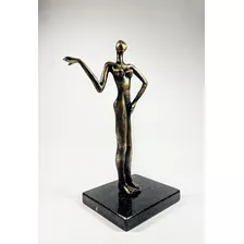 Escultura En Bronce- Serie Namasté- El Vuelo