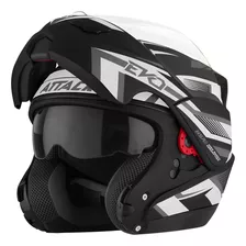 Capacete Moto Escamoteável Attack Evo Fosco + Narigueira