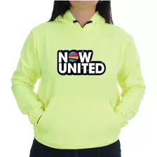 Blusa Moletom Canguru Now United Grupo Musica Capuz Bolso