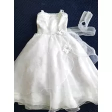 Vestido De Niña Color Blanco 