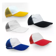 Pack X10 Jockey Gorro Con Malla Sublimacion