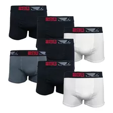 Kit C/7 Cuecas Boxer Bad Boy Cotton - 7605