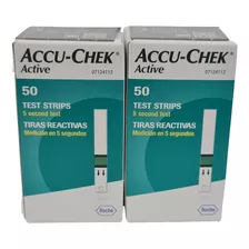 100 Tirillas Reactivas Accu Chek Active 