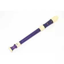 Woodnote Translucent Purple/ivory 8 Holes Soprano Recorder F