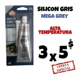 Silicon Gris Alta Temperatura Mega Grey Americano Usa 85g