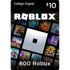 Tarjeta 800 Robux Para Roblox / Premium [ Codigo Digital] 