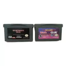 Gameboy Advance Pack De 5 Juegos En 2 Cartuchos Clue+ Risk