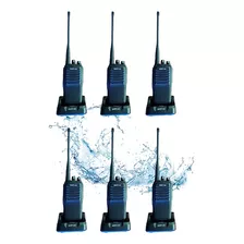 7 Radios Portátil Inalámbricos 400-470mhz Resistente Al Agua