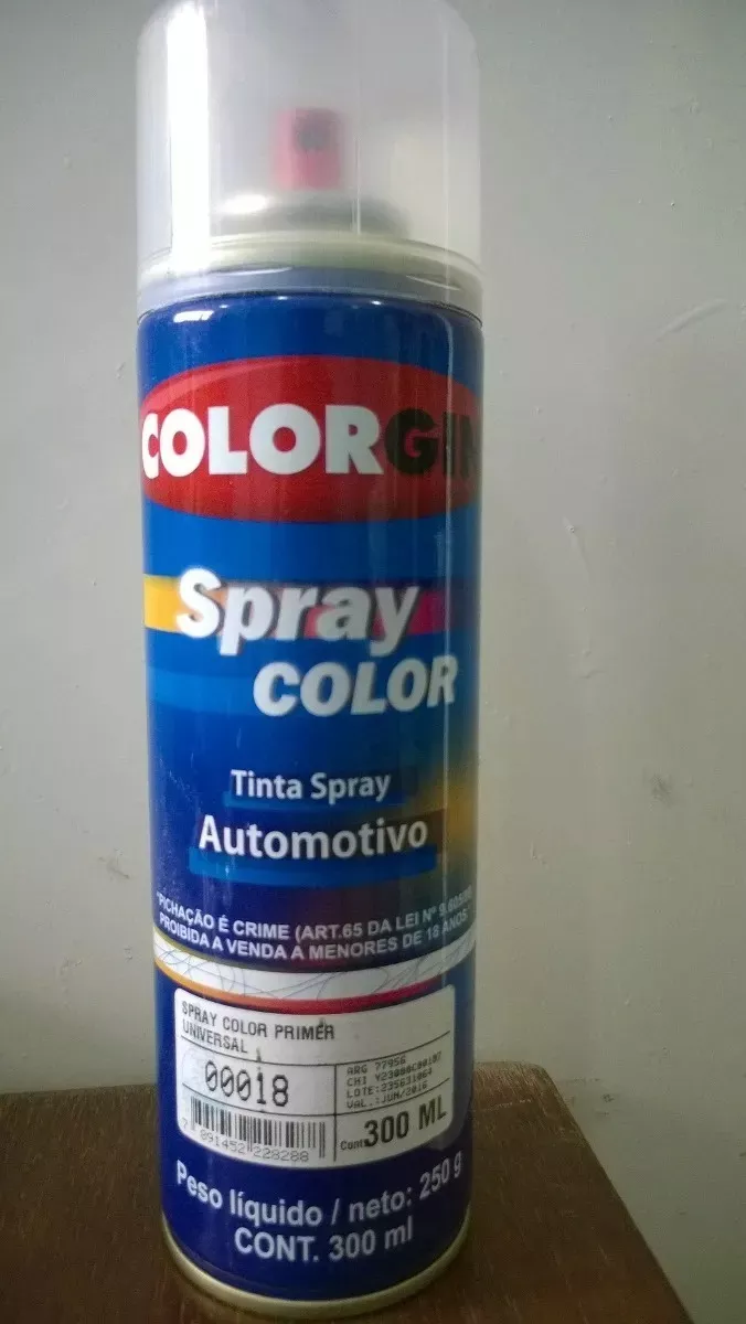 Spray Primer Universal Automotivo Colorgin 300 Ml