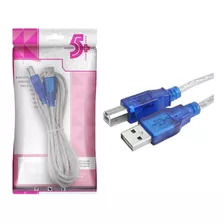 Cabo Usb 2.0 Impressora 1,8 M A M X B M Cristal 018-0071 5+