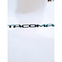 Emblema Letras Toyota Tacoma Tapa Trasera Relieve Color Rojo