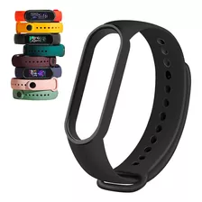 Correa De Silicone Para Xiaomi Mi Band 5, 6. Banda Unicolor