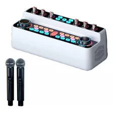 Mixer Consola Mezcladora 2 Microfonos Profesional Karaoke 