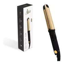 Plancha De Cabello Placas Titanio Cristal Dorado 488 Alizz 