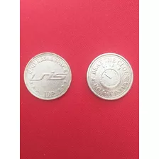 02 Moedas Universal Space 10p Uris