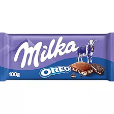 Chocolate Milka Oreo Ao Leite Com Biscoito 100g Importado