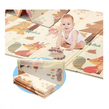 Tapete Alfombra Reversible Plegable Infantil 197 X 178 X 1cm