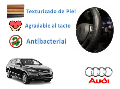 Funda Cubre Volante Piel Nuevo Audi Q7 2010 A 2013 2014 2015 Foto 2