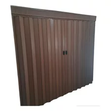 Puerta Plegable Doble Con Cierre Al Medio 3x2.1 Instalamos