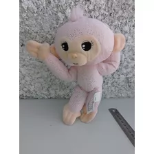 Peluche Mono Rosa Fingerlings Original Usado 