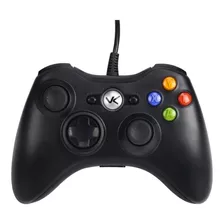 Controle Gamer Xbox 360 E Pc Com Fio Usb Vinik Joystick + Nf