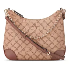 Bolsa Cross Body Nine West Ngc559313 Para Mujer Acabado De Los Herrajes Niquel Color Beige/multi Color De La Correa De Hombro Beige Diseño De La Tela Liso