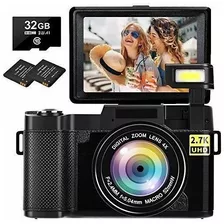 Camara Digital Para Vlogging 2.7k 30mp Full Hd