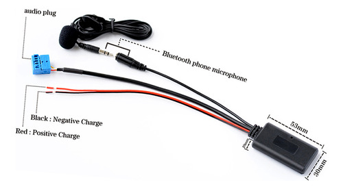 Adaptador Inalmbrico Bt Para Auto Cd Aux Alfa Romeo 147 156 Foto 4