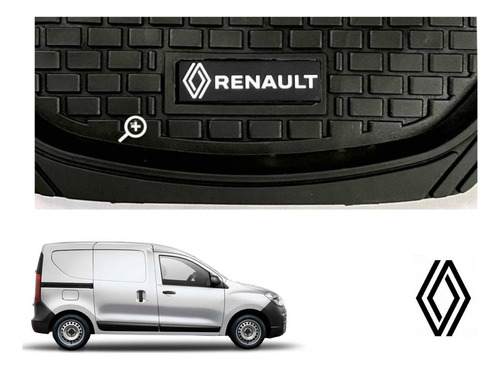 Tapetes 3d Logo Renault + Cubre Volante Kangoo 2015 A 2023 Foto 7