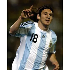 Camiseta Afa Selección Argentina #18 Messi 2008/09