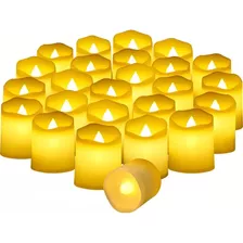 Velas Electroluminiscentes A Pilas, 24 Piezas