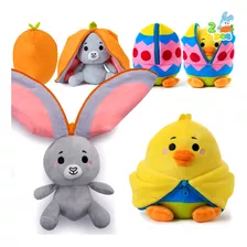 Joyin 2 Piezas De Peluche De Conejito Escondido De Pollito, 