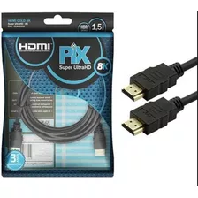 Cabo Hdmi 1,5m 2.1 8k 018-1015 Ultra Hd Hdr 48gbps Chip Sce