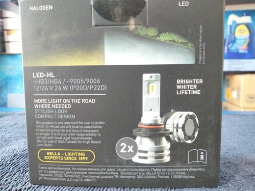 Hella Focos Led Retrofit 9006 Hb4 Plug\u0026play 200% + Luz 6500k Foto 8