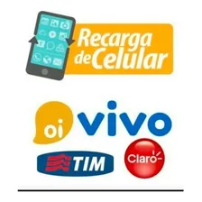 Recarga De Credito Para Celular De R$50,00 Vivo Tim Oi Claro