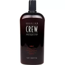  3 In 1 Shampoo Condition Body Wash American Crew Men 1000ml