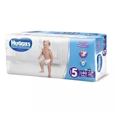 Huggies Ultraconfort Pañal Desechable Etapa 5 40 Piezas Género Hombre Talla Grande (g)