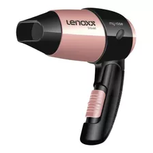 Secador De Cabelo Lenoxx My Rose Travel Psc759 Preto E Rosa 127v/220v