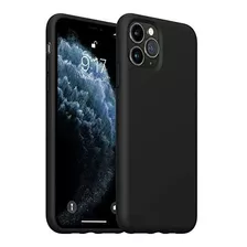 Funda Para iPhone 11 Pro Silicona/microfibra Negro