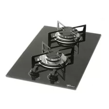 Fogão Cooktop Gás Fischer 2 Bocas Preto 127v/220v