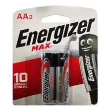 Pilas Energizer Max Alcalina Aa De 2 Unidades