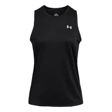 Polera Sin Mangas Ua Tech Negro Para Mujer Under Armour